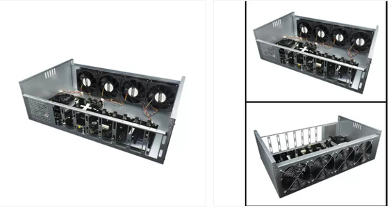 BTC ETH মাইনিং রিগ মেশিন, AMD A68 8 Gpu মাইনিং রিগ ফ্রেম